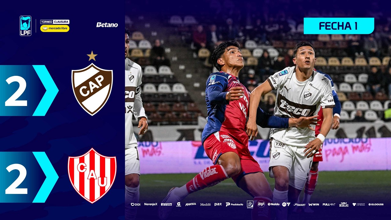 PLATENSE 2 - 2 UNIÓN | Resumen del partido | #TorneoMercadoLibre Clausura 2026 🏆