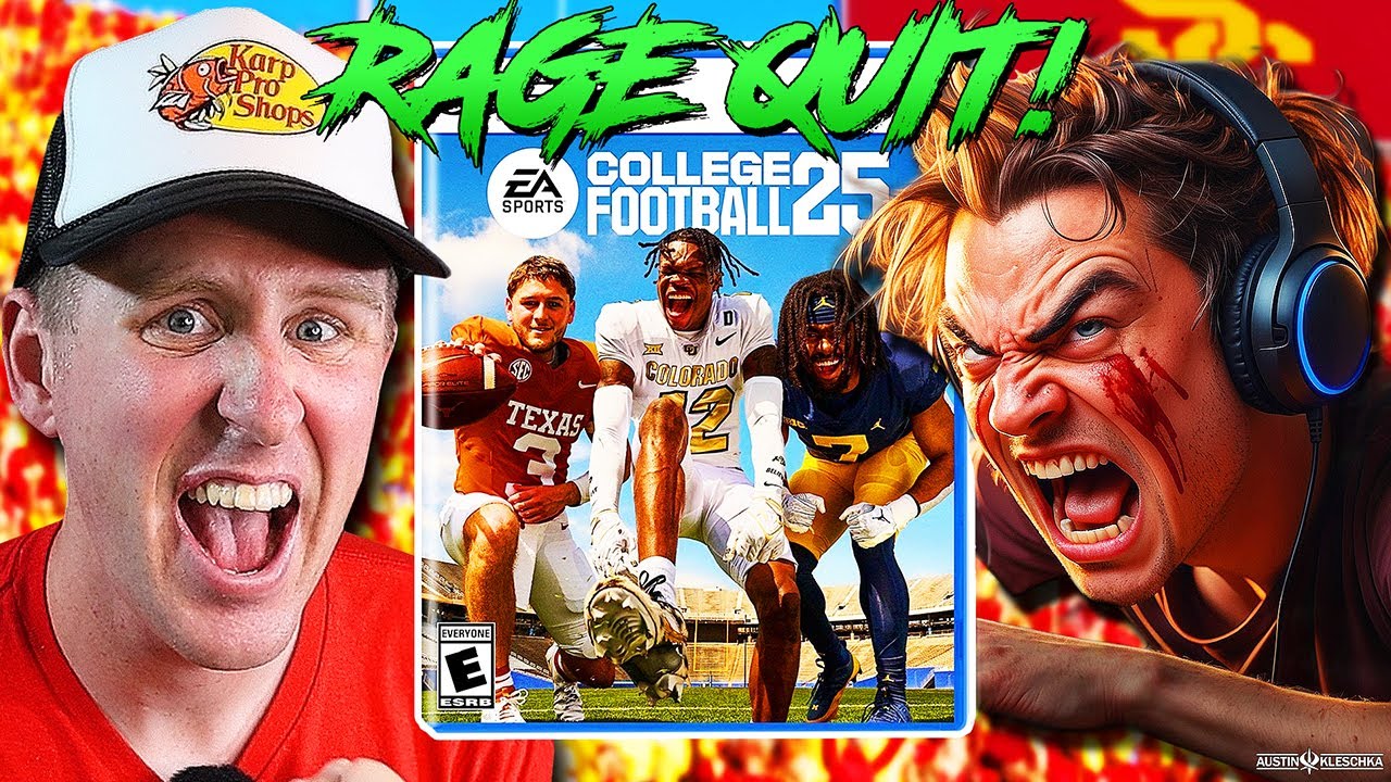 La Rage Football MY FIRST RAGE QUIT IN COLLEGE FOOTBALL HISTORY! | College Football 25 ...