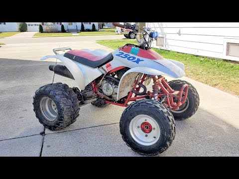 First ride on the 2006 crf 250x!