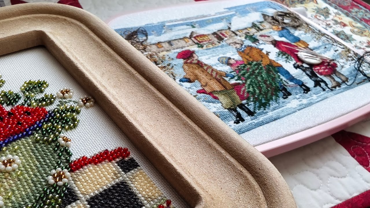 🌟 Зимние старты, финиши и продвижения по процессам. Вышивка. Январь. 