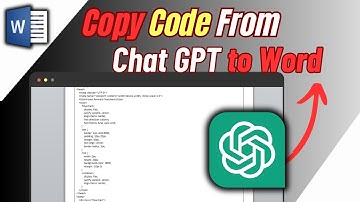 How To Copy Code From Chatgpt To Microsoft Word | Easy Guide