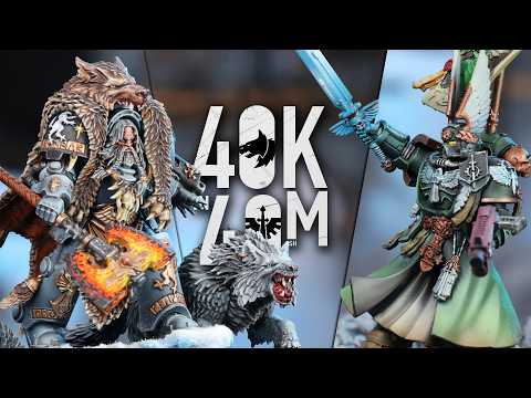 Honour Duel Turns Bloody! Dark Angels vs Space Wolves. Warhammer 40k in 40m