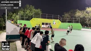 Final Torneo Apodaca Leones Negros vs Chiflados 1er Tiempo Mayo 2025