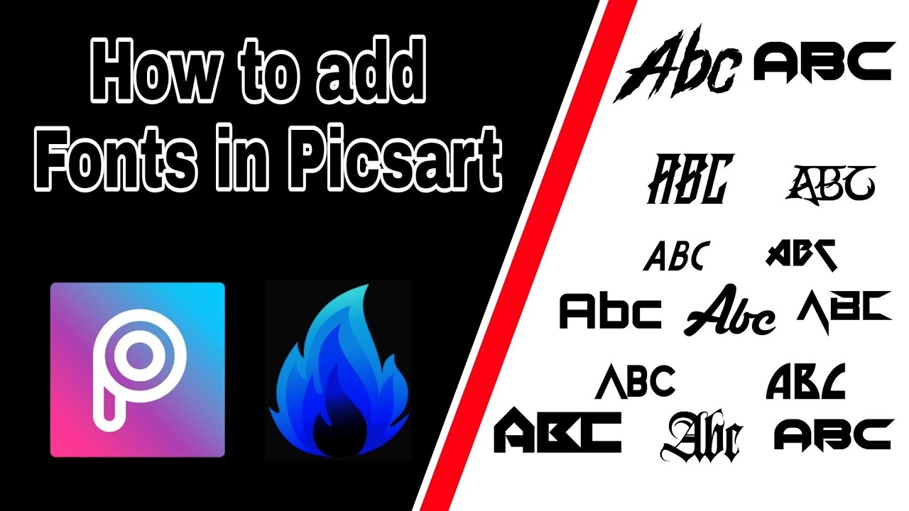 How to Add Fonts in Picsart | WuH Editz