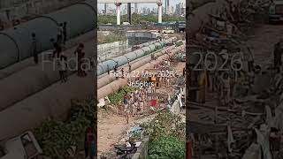 #garibnagar #demolition #drive #4thday #westernrailway #bandraeast #mumbai