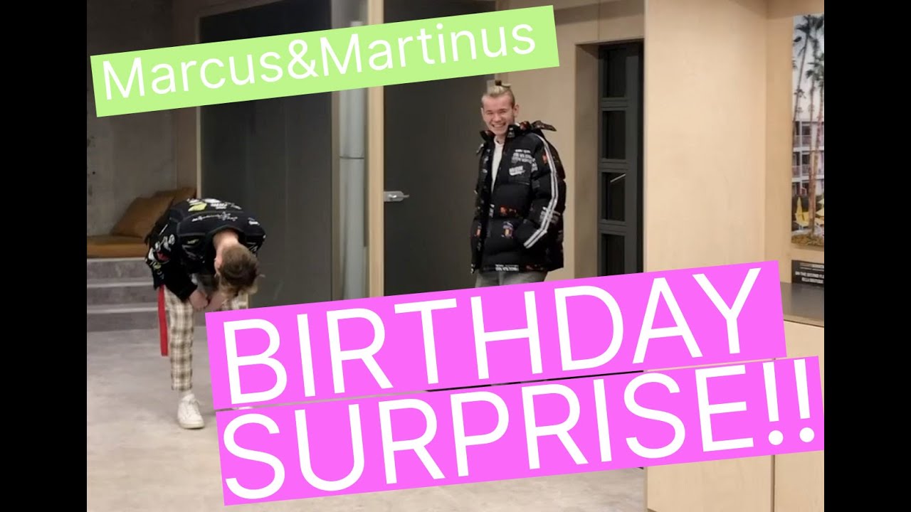 Marcus&Martinus – We got a surprise party for our 18th birthday!!