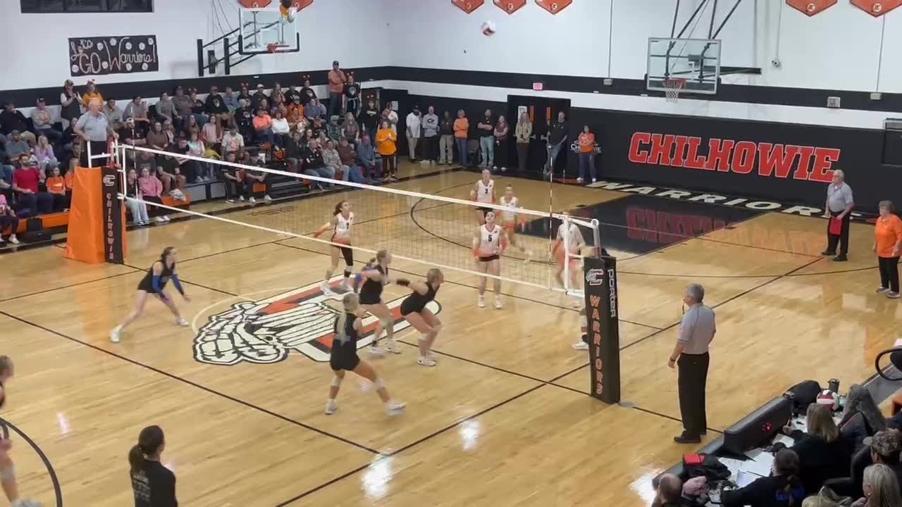 VHSL Volleyball: Auburn def. Chilhowie in 2025 VHSL Class 1 State Quarterfinals