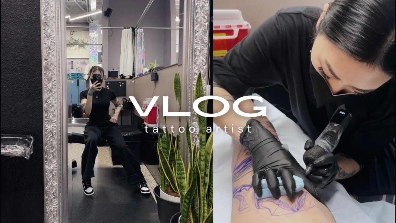 a day in the life of a tattoo artist | vlog