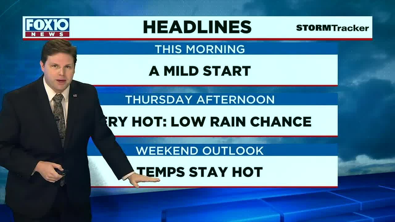 Morning Weather Update for Thursday Aug. 3, 2023 - YouTube