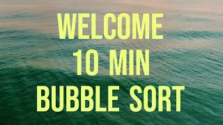 Bubble Sort (Java) in Hindi