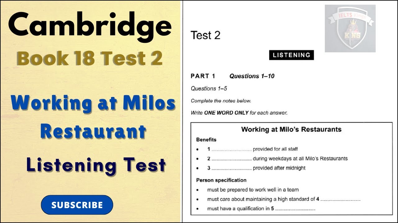 cambridge 18 listening test 2 | listening ielts practice test | ielts ...