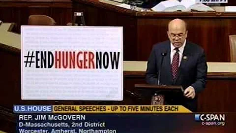 #EndHungerNow: Reject SNAP Cuts (Speech #22)