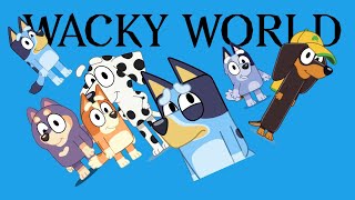 Wacky world Bluey ai cover