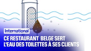 Ce restaurant belge sert à ses clients l'eau de ses toilettes