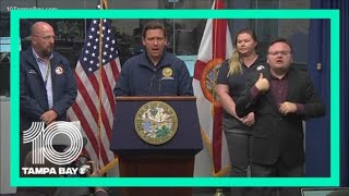 Florida Gov. Ron DeSantis gives Elsa update