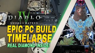 Real Diamond Refracting A Laser Build Time Lapse Vessel Of Hatred Custom Pc
