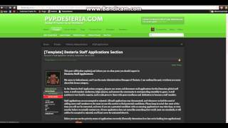 Desteria Forum How To - Staff Application screenshot 4