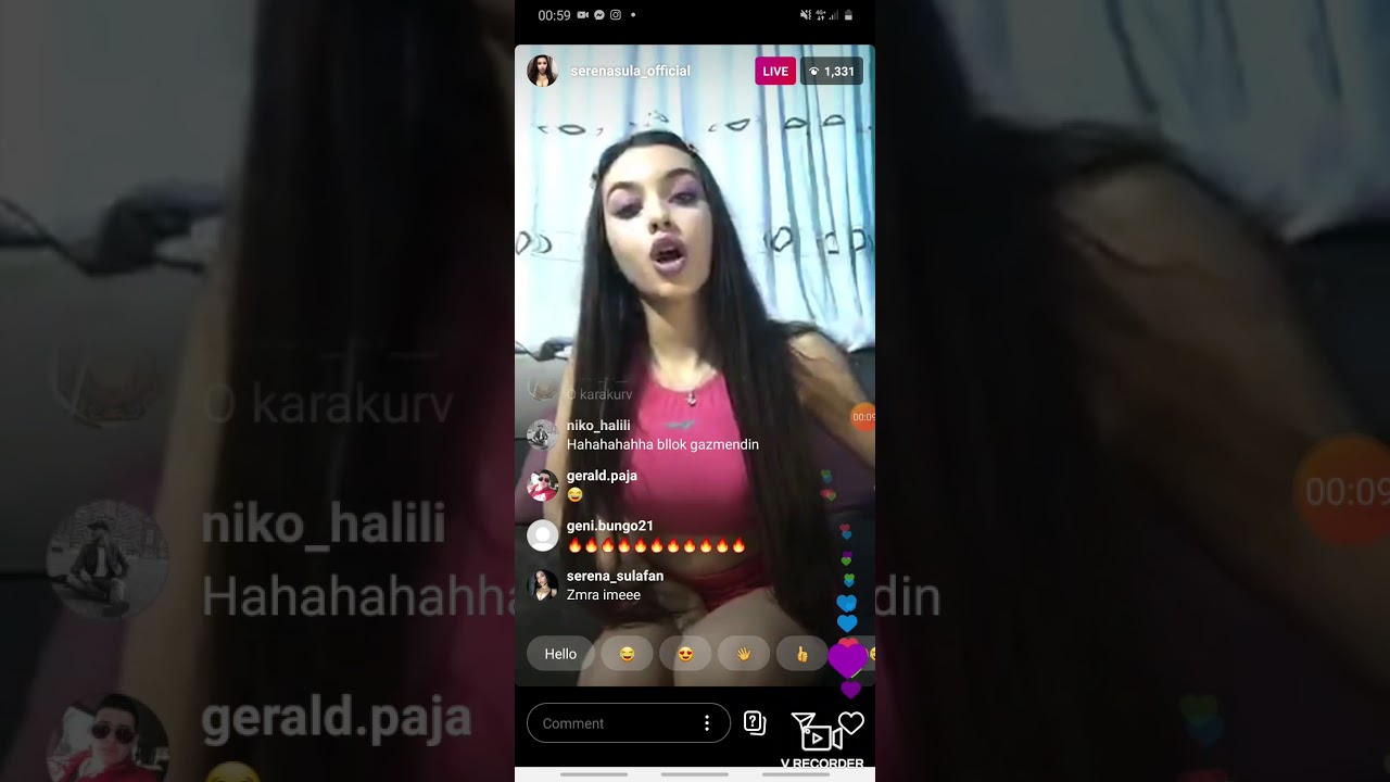 serena sulaj dredh bythen live. - YouTube