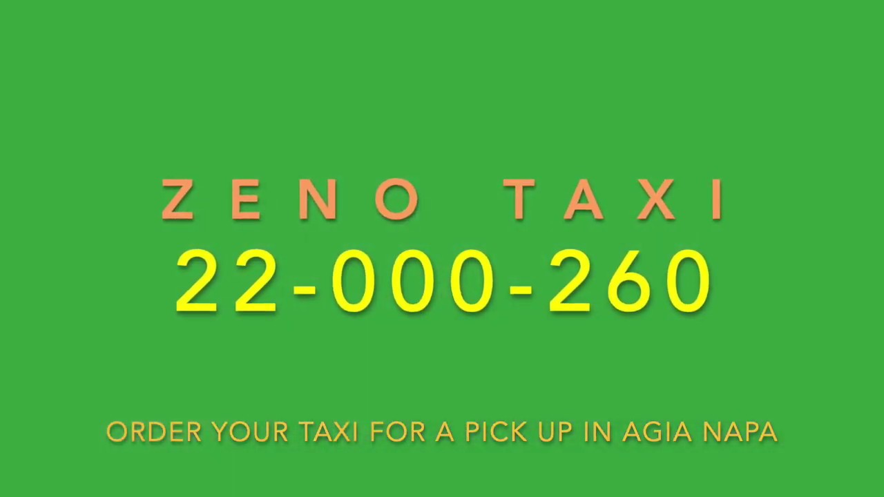Taxi Service of Agia Napa | Zeno Taxi