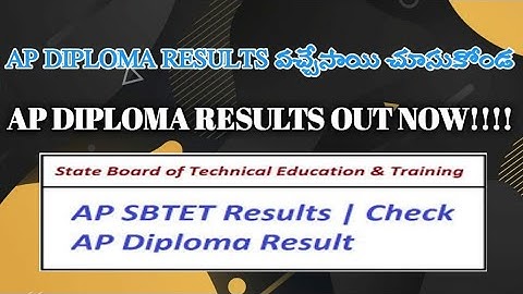 ap diploma results 2021 |Ap diploma results 2021|Ap diploma c16 results 2021|apsbtetresults