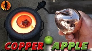 Casting A Solid 5 Pound Copper Apple