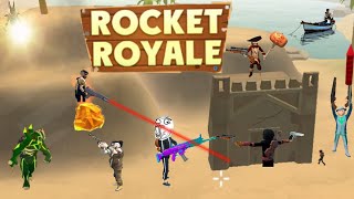 Rocket Royale- Battle For Bunker In Noob Lobby-Gameplay #96