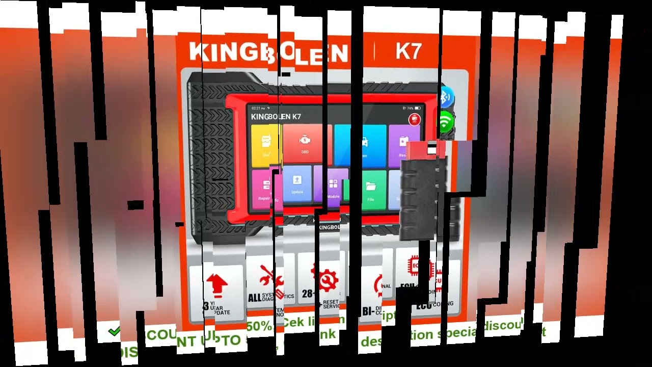 KINGBOLEN K7 OBD2 Scanner Bluetooth: 3 Year Fr-ee Update, 2025 Bidirectional Scan Tool with ECU