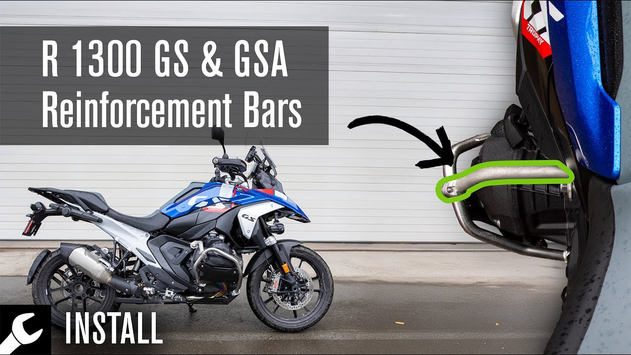 Видео по установке усиливающих дуг безопасности BMW R 1300 GS/GSA от AltRider
