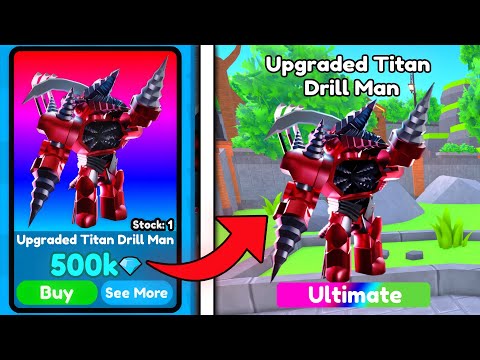 видео: 😱I SPENT 500K ON A UPGRADED DRILL MAN!💎LUCKY MARKETPLACE! 🔥 | Roblox Toilet Tower Defense