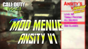 [PS3|MW3] Modern Warfare 3 | Free Mod Menu : Ansity v1 | Re-Upload