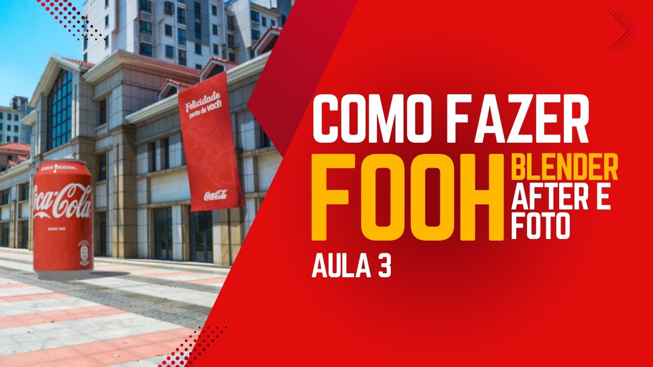 como fazer um FOOH com foto blender  e  FSPY E AFTER aula 3