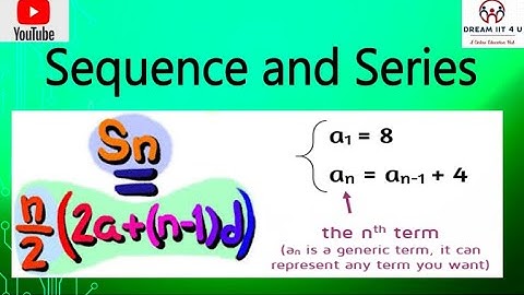 Sequence and Series IIT JEE : part1 | By Shivam Goswami