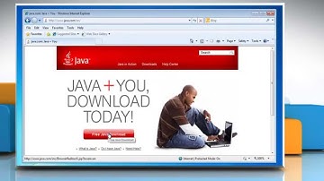 How to install Java® in Internet Explorer® 8 on Windows® 7