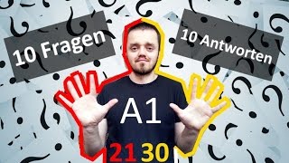 Разговорный немецкий язык, урок 3 (21-30). 10 вопросов - 10 ответов