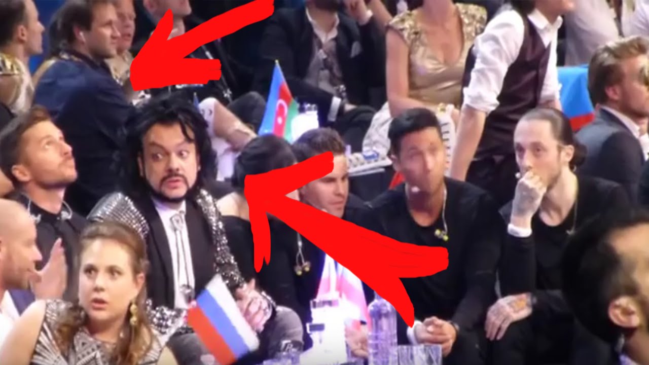 Сергей Лазарев переживает финал Евровидения 2016 (другой ракурс)