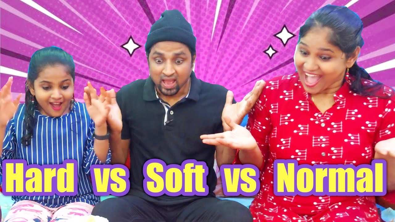 Hard vs Soft vs Normal challenge  | challenge in tamil | Prabhu Sarala lifestyle
