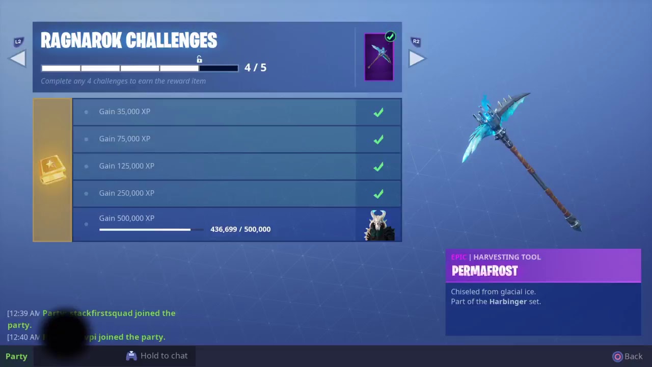 Squads with level 100