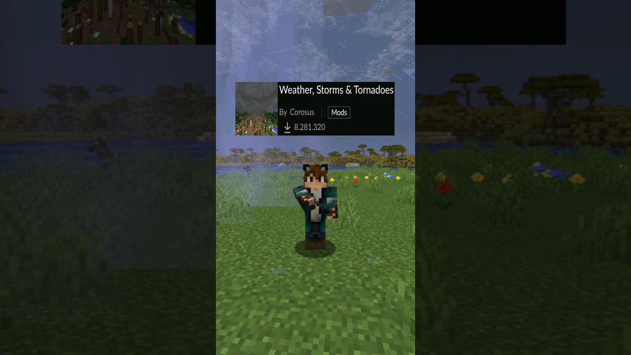 Mod para tener Tornados en Minecraft - Weather, Storms & Tornadoes 