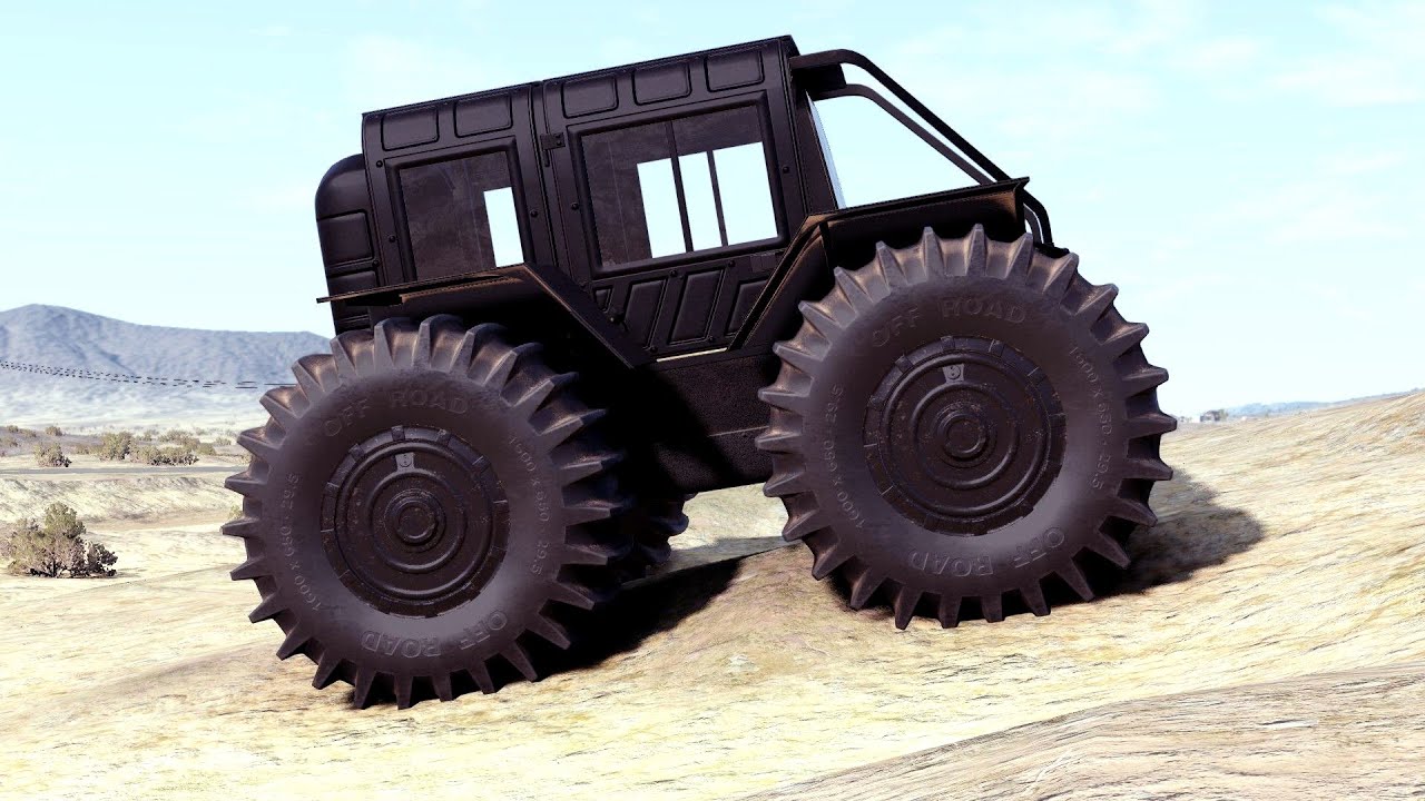 Beamng Drive Update - FPU Wydra Mudmaster Desert Driving