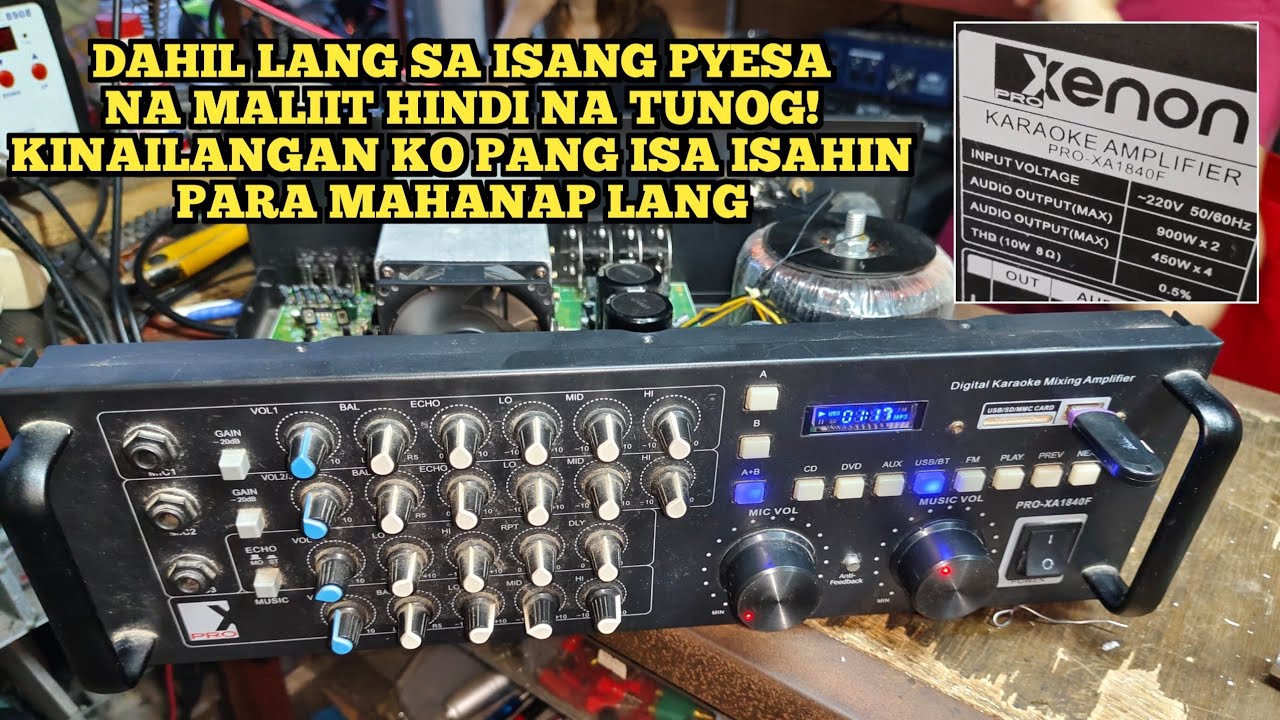 No Sounds XENON PRO XA1840F How To Troubleshoot