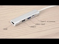 USB Type-Cハブ（USB PD充電・60W対応・HDMI出力・MacBook・iPad Pro対応・4K/30Hz・USB Aポート・アルミ・ガンメタ）400-HUB086