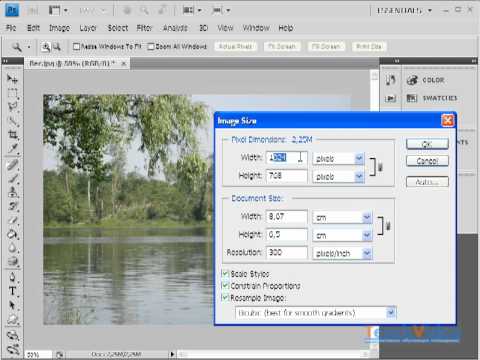 Как Изменить Размер Фото В Фотошопе