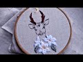 Unveiling the secrets of Deer &amp; White Lilies Embroidery