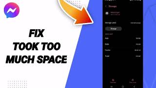 How To Fix Too Much Space On Facebook Messenger App 2025 screenshot 5