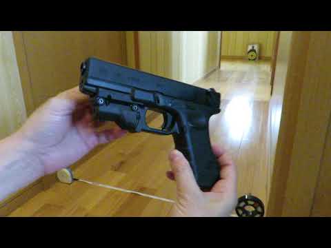 東京マルイ Glock 18Cレーザーサイト付き amazonで販売されているグロック用レーザーサイト3 - YouTube