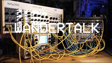 synth garden 5 - modular ambient - eurorack generative music - wandertalk live @ winter gugs 2021