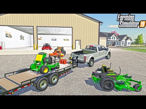 First Mow Of The Year! | Landscaping Business | Farming Simulator 2019