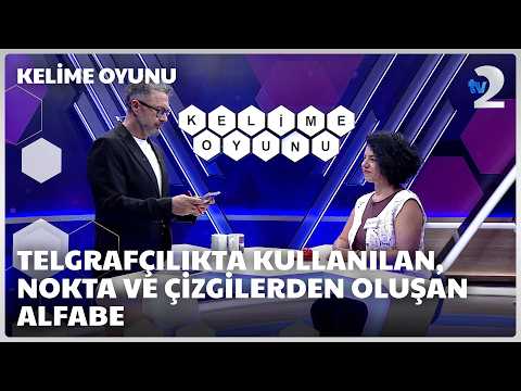 Telgrafçılıkta kullanılan, nokta ve çizgilerden oluşan alfabe | Kelime Oyunu