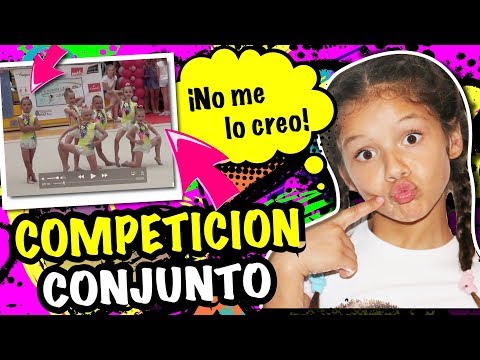 🤸‍♀️ REACCIONANDO a MI COMPETICION DE GIMNASIA RÍTMICA EN CONJUNTO de PEQUEÑA