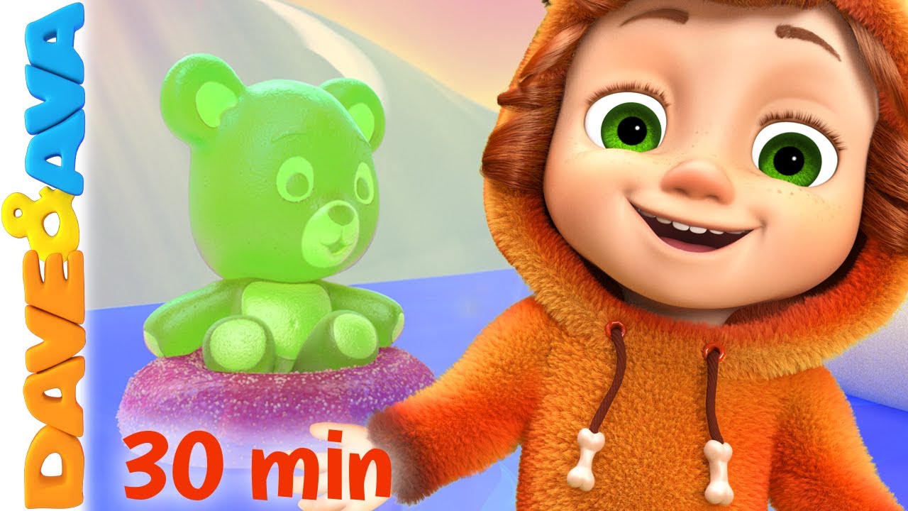 🐻 Five Little Gummy Bears and More Baby Songs Kids Songs & Nursery